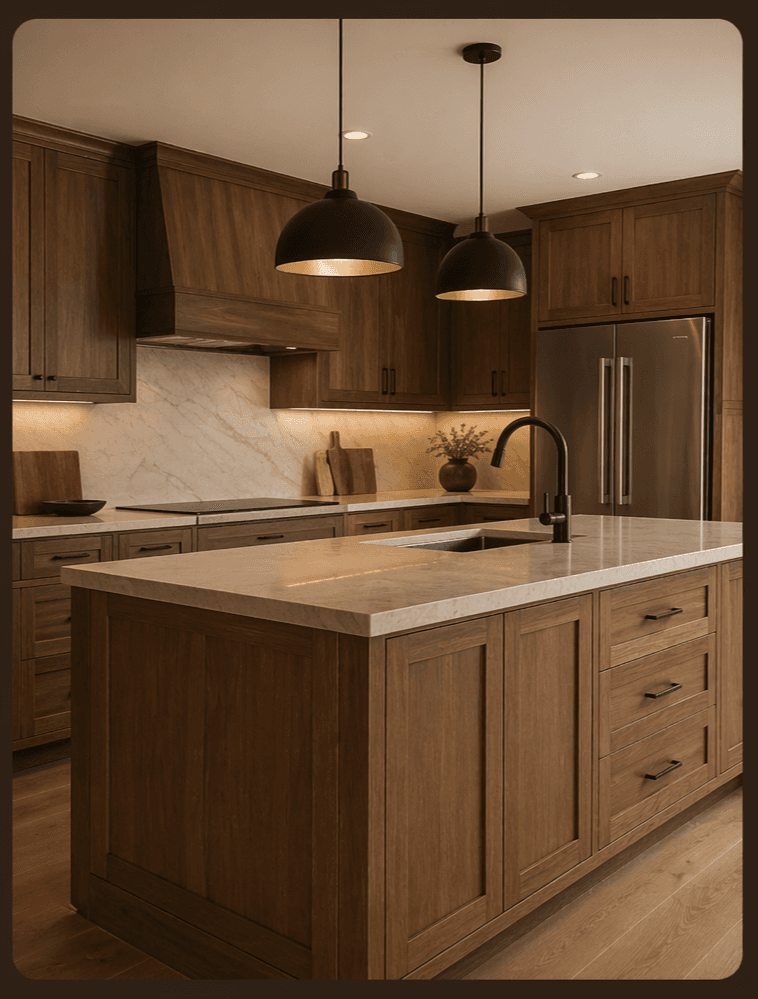 Kitchen finish work